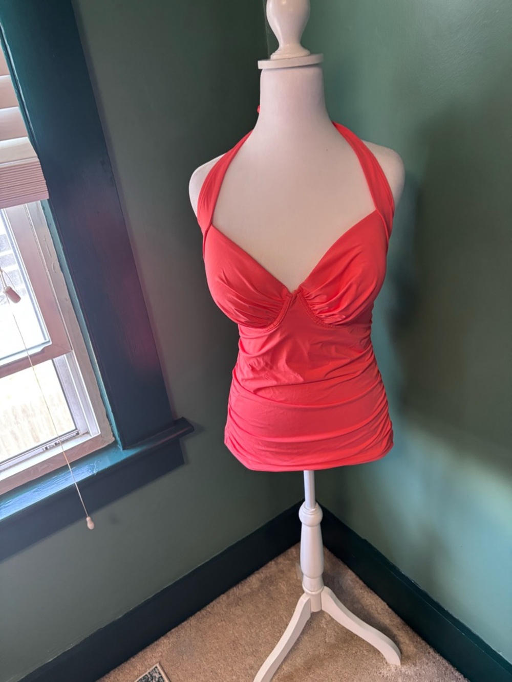Tommy Bahama Coral Halter Tankini Top